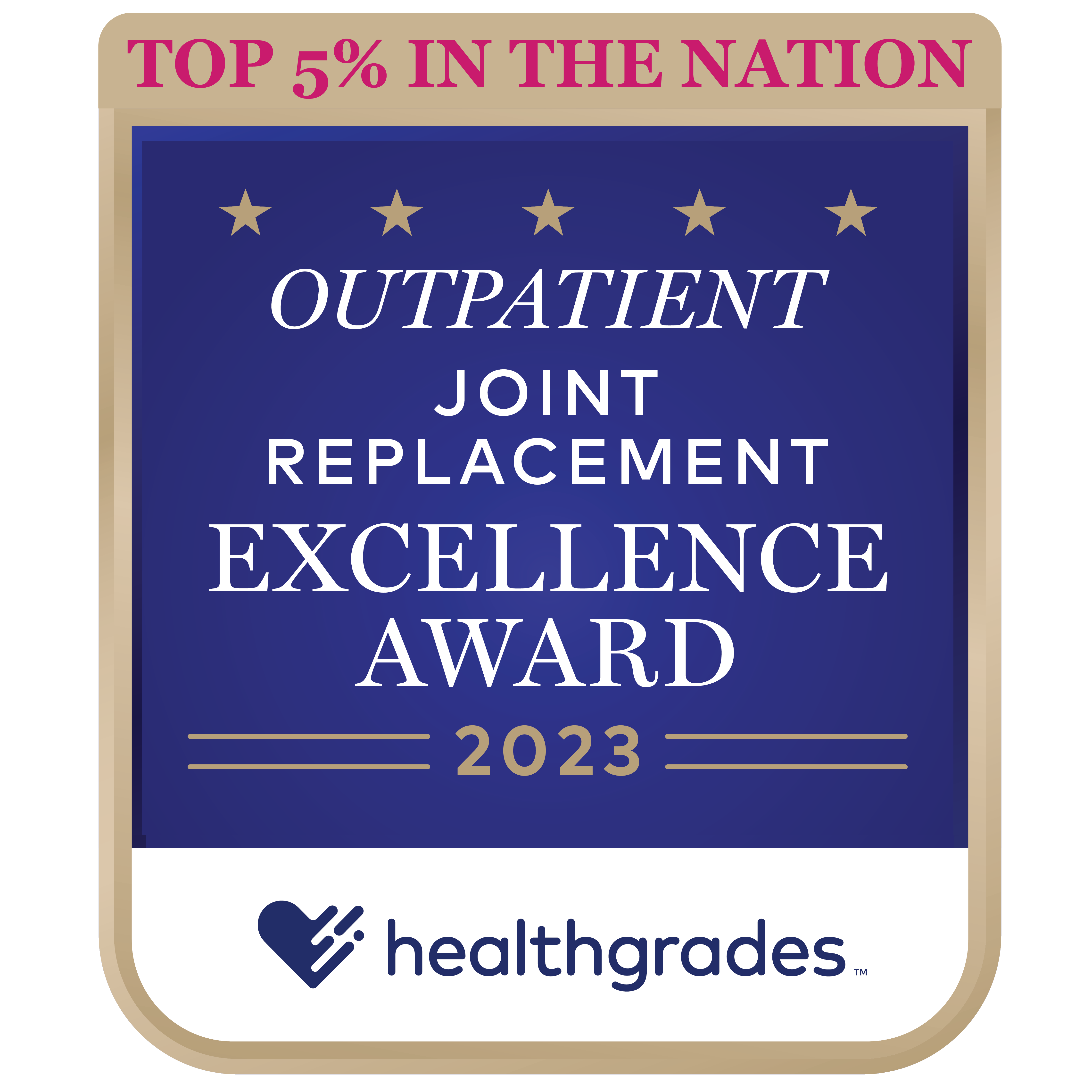 Joint Replacement Excellence Top 5 logo